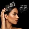Silver Isadora Rhinestone Tiara- 2 Inch view 3