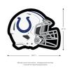 Team Sports America Evergreen NFL Indianapolis Colts Ultra-Thin LED Light Wall Sign Dcor | Full Size Replica Helmet | - 19.5 x 15 Inches | Made in USA view 3