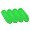 Superio Toboggan Snow Sled for Kids and Adults, 48" Heavy Duty Plastic Slider with Handles and Hole for Pull Ropes- Kid and Adult Winter Fun, 4 Pack (Green-48) view 1