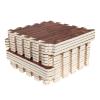 Smabee 16pcs Interlocking Printed Wood Grain EVA Foam Mats Protective Floor Tiles Exercise Play Mat for Kids Room Parlor Bedroom Home 11.8" x 11.8" (Wood Grain Brown) view 1