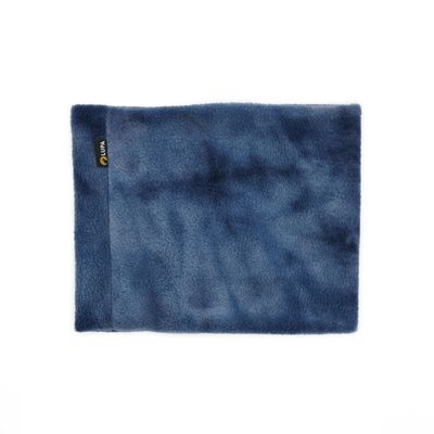 Lupa Kids Handmade Double-Layer Fleece Neck Warmer - Kids Neck Warmer for Boys & Girls - Fleece Neck Gaiter for Winter (Navy Tie-dye II, Large (7-12))