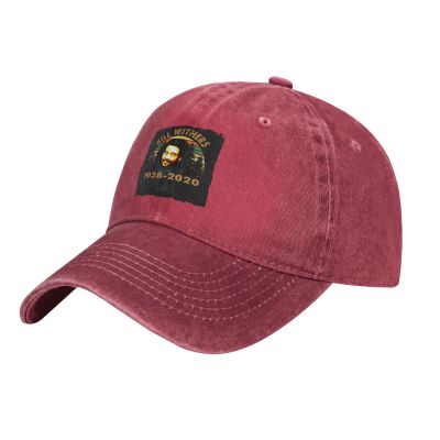 Bill Withers Hat for Men Unisex Baseball Cap Low Profile Dad Hat Denim Cotton Adjustable Dad Hats Red
