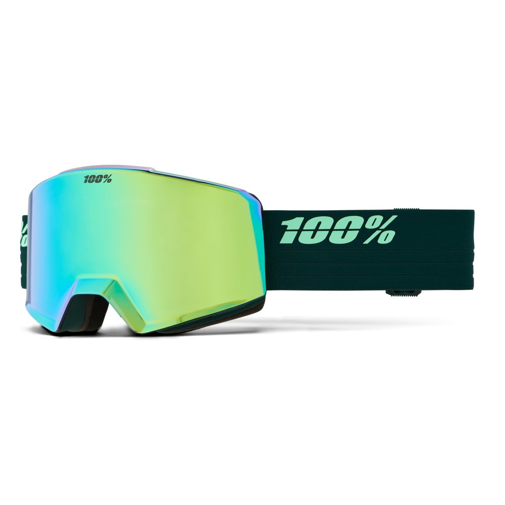 100% NORG HiPER Premium Protective Goggles (Chameleon - Mirror Green Lens)