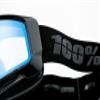 100% OKAN HiPER Premium Protective Goggles (Black/Turquoise - Mirror Turquoise Lens) view 2
