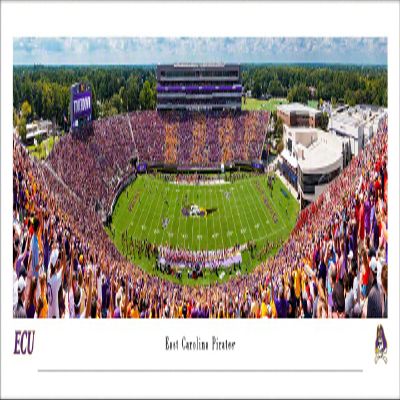 East Carolina Pirates Football - Unframed 40 x 13.5 Poster by Blakeway Panoramas