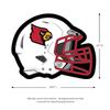 Team Sports America Evergreen NCAA University of Louisville | Ultra-Thin LED Light Wall Sign Dcor | Full Size Replica Helmet | - 19.5 x 15 Inches | Made in USA view 2