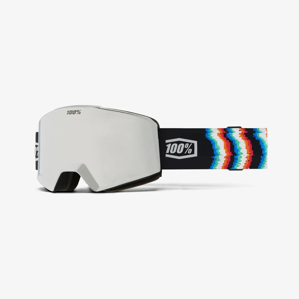 100% NORG AF HiPER Premium Protective Goggles (Static - Mirror Silver Lens)