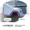 100% NORG AF HiPER Premium Protective Goggles (Static - Mirror Silver Lens) view 4