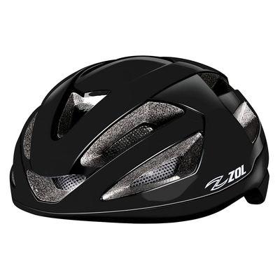 ZOL Z Sprinter Certified Bicycle Helmet Road Adult Bike Helmets Lightweight Cycling Bike Helmets for Adults Men and Women Comfort with Pads and Dial Adjustment (Black, Small/Medium)