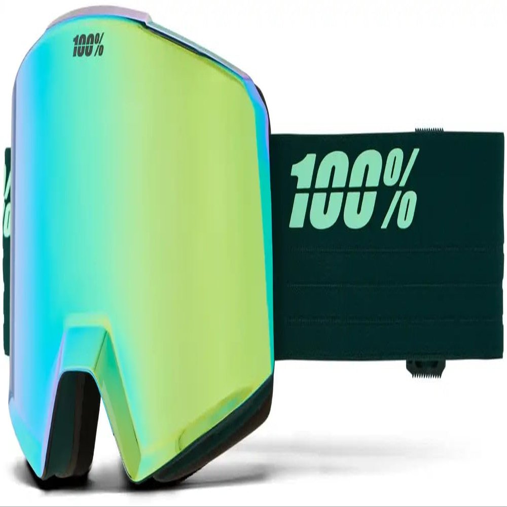 100% NORG AF HiPER Premium Protective Goggles (Chameleon - Mirror Green Lens)