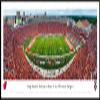 Wisconsin Badgers Football - 40.25x13.75-inch Standard Framed Print by Blakeway Panoramas view 1
