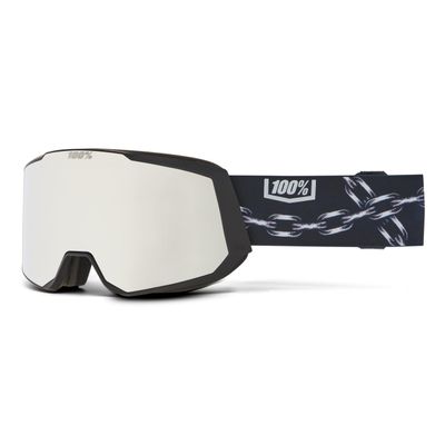 100% SNOWCRAFT XL HiPER Premium Protective Goggles (Nico Porteous - Mirror Silver Lens)
