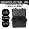 6 Pistol 24 Magazine Doro Gun Case with Custom MyCaseBuilder Foam Insert - Waterproof, Heavy-Duty Tactical Firearms and Ammunition Holder, 12.5 x 17.9 x 11.4 Inches, Black view 3