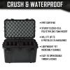 6 Pistol 24 Magazine Doro Gun Case with Custom MyCaseBuilder Foam Insert - Waterproof, Heavy-Duty Tactical Firearms and Ammunition Holder, 12.5 x 17.9 x 11.4 Inches, Black view 4