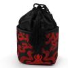 Only My Live Home 2pcs Patchwork Luxury Silk Brocade Jewelry Bags Square Bottom Tassel Vintage Drawstring Gift Pouches Jewellery Storage Pouch with Lined (black with randon pattern) view 1
