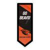 Team Sports America Evergreen NCAA Oregon State University | Ultra-Thin LED Light Wall Sign Dcor | Large Pennant Banner | 9 x 23 Inches | Made in USA view 1