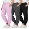 3 Pack Girls' Dry Fit Sweatpants Joggers Athletic Pants Teens Kids Hiking view 1