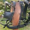 Leaders Draft Combo Leather Harness, Carriage Driving, Black view 2