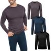 PROJECT BETTER PLACE Mens Long Sleeve Thermal Shirts | Base Layer Shirts Cold Weather -Multi Pack view 1