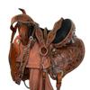 Western Saddle Barrel Racing Horse Pleasure Cowboy Floral Tooled Leather with TACK 15 16 17 (16 in) view 1