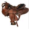 Western Saddle Barrel Racing Horse Pleasure Cowboy Floral Tooled Leather with TACK 15 16 17 (16 in) view 2
