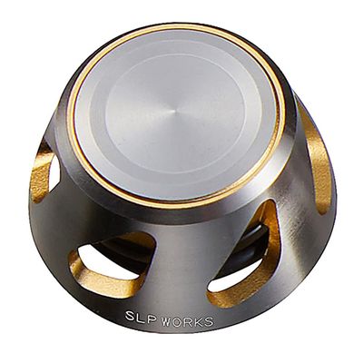Daiwa SLP Works 22 SLPW Spinning Steering Wheel Cap, Small, Silver, Gold