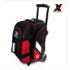 Tenth Frame 2 ball Deluxe Roller Bowling Bag - Black/Red (JKXS-10F-2BDR-BLKRED) view 2