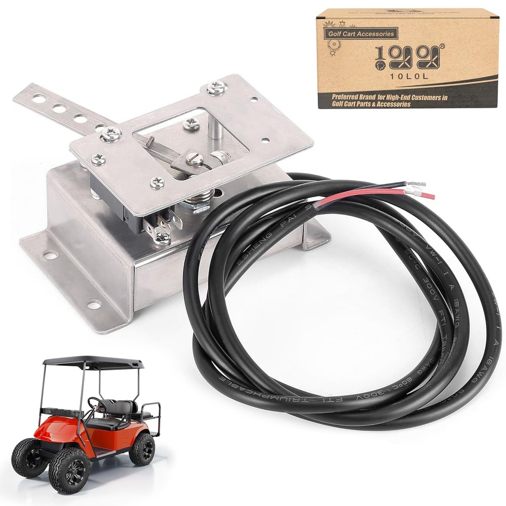 10L0L Golf Cart Potentiometer w/Micro Switch for EZGO 36V 1994+ All Electric, Replacement for Curtis PB-6