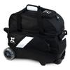 Tenth Frame Premium 2 ball Deluxe Roller Bowling Bag - Black/Black view 1