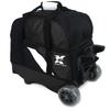 Tenth Frame Premium 2 ball Deluxe Roller Bowling Bag - Black/Black view 2