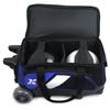 Tenth Frame Premium 2 Ball Deluxe Roller Bowling Bag - Black/Blue (JKXS-10F-2BDR-BLKBLU) view 2