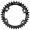 DECKAS Round Chainring 110BCD 4-Bolt 36T 38T 40T 42T 44T 46T 48T 50T 52T Narrow Wide Chainring for 7/8/9/10/11/12 - Speed (Black 46T) view 1