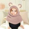 Baby Girls Boys Winter Hat Scarf Earflap Hood Scarves Skull Caps view 2