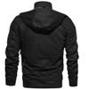 Ymosrh Cargo Jackets For Men, Fleece Sherpa Lined Coat Jacket Mens Big And Tall Winter Thickened Coats Outwear (XL, Black) view 3