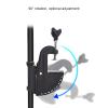 Hapivida Boat Motor Bracket, 12V Electric Motor Thruster Bracket Hinge Assembly Electric Outboard Engine Motor Stent for Inflatable Boat Kayak view 3