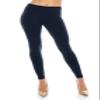 ALWAYS Fleece Leggings for Women - Buttery Soft Thermal Bottoms Baselayer Navy Medium view 2