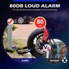 AKM Safe 80db Alarm 4ft/120cm Long Anti Theft Heavy Duty Motorcycle Chain Lock 3/8''/10mm Thick Weather Proof Durable Chains with 3 Customized Keys,Ideal for Bikes,Bicycles,Scooters,Moped view 2