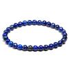 HZLXF1 Natural Lapis Lazuli Blue Stone Beads Bracelet Suitable for Women Men Stretch Bracelets (Panjang : 18cm 7.0inch, Warna Batu Permata : Beads 8mm) view 2