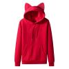tuduoms Unisex Cute Hoodie Fleece Sweatshirts Pullover Casual Drawstring Clothes Men/Women Cat Cosplay Fashion Hooded Sweater view 1