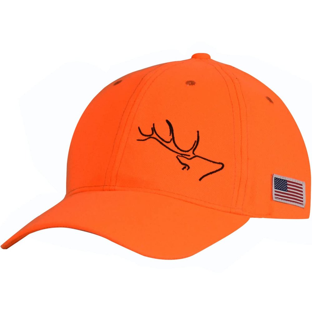 EDTREK Elite Youth High Performance Hunting Hat - Boys Girls Kids Camo Hat and Blaze Orange Baseball Cap (Blaze Orange)