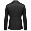 Ymosrh Jackets for Men, Raincoat Men Work Vest Black Puffer Vest 4XL Men's Casual Business Wedding Long Sleeve Buttons Slim Fit Suit Coat Jacket Shirt Brown Camouflage Green Large (XL, Black) view 2