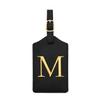 Luggage Tag PU Leather for Suitcase Baggage Handbag Travel Bag Label Suitcase Tag Label Tag w. Name Card & Privacy Cover (M) view 1