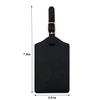 Luggage Tag PU Leather for Suitcase Baggage Handbag Travel Bag Label Suitcase Tag w. Name Card & Privacy Cover (Y) view 3