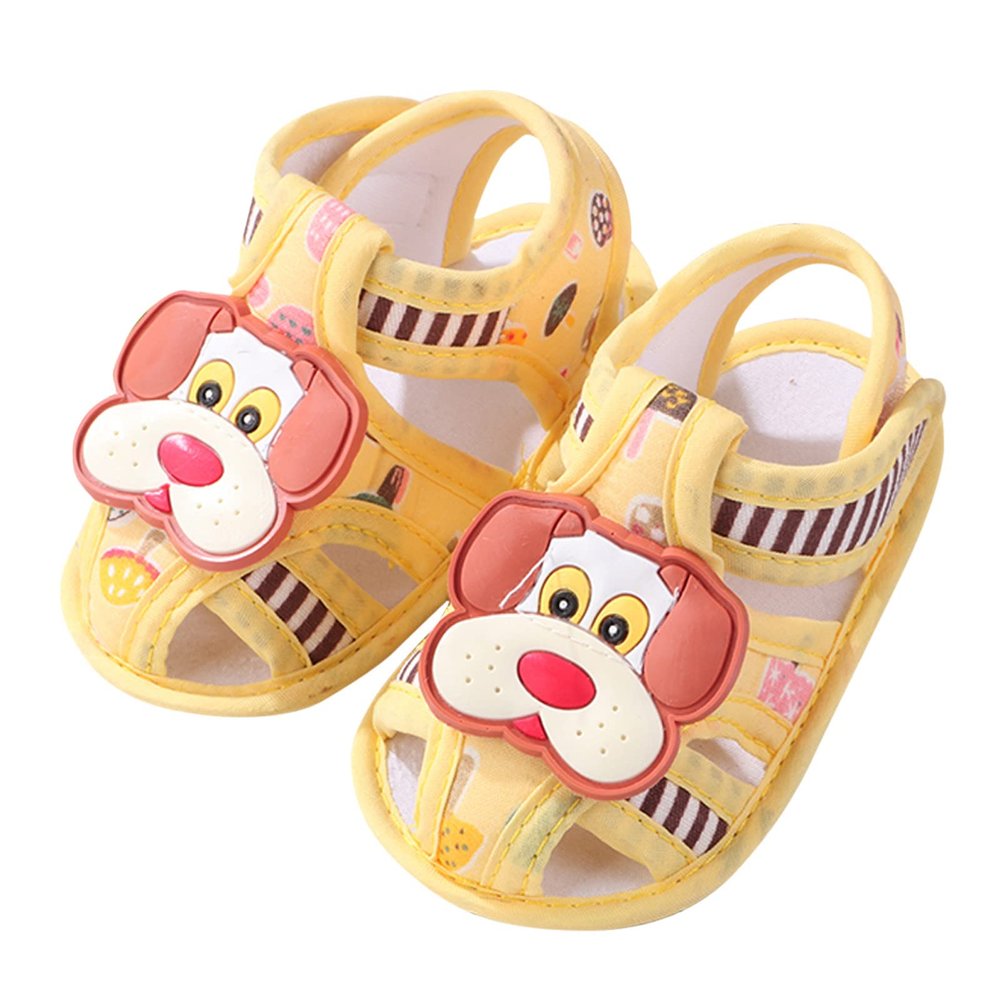 Baby Heels for Infant Baby Girls Boys Soft Toddler Shoes Infant Toddler Walkers Shoes Toddler Boy Beach Yellow