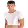 ACSUSS Summer Men's Super Short T-Shirt Gym Sport Basic Pullover Crop Tops T-Shirt Blouses Shirt White Large view 2