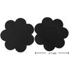 Goldfarm Nipple Breast Covers, Breast Pasties Adhesive Bra Disposable 10 Pairs (Black) view 2