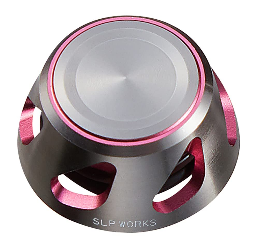 Daiwa SLP Works 22 SLPW Spinning Steering Wheel Cap, Small, Silver, Pink
