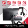 Crostice Swivel Arm Compatible with Peloton Bike,(Upgraded Modles) Pivot for Off-Bike Workout, 360 Movement Monitor Adjuster Accessories, Black Swivel Mount view 2