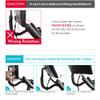 Crostice Swivel Arm Compatible with Peloton Bike,(Upgraded Modles) Pivot for Off-Bike Workout, 360 Movement Monitor Adjuster Accessories, Black Swivel Mount view 4