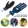GUNPJONE Golf Glove Holder Stretcher, 2PCS Durable Glove Support Frame Dryer Shaper Tool Accessories for Sports Gloves Maintenance, Blue view 3